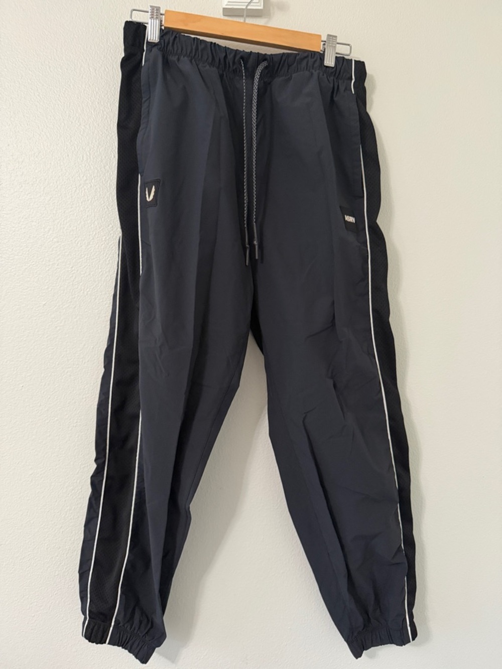 ASRV black Windbreaker with White Piping